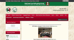 Desktop Screenshot of casaitaliachicago.org